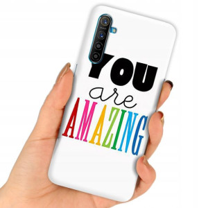 Etui do REALME X2 Obudowa Modne Top Napisy Wzory