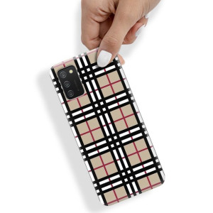 Etui do SAMSUNG A02S Case W Kratkę Kratka Wzory