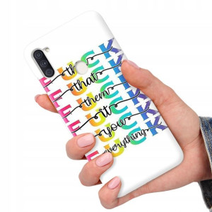 Etui do SAMSUNG A11 Case Modne Top Napisy Wzory