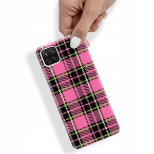 Etui do SAMSUNG A12 Obudowa W Kratkę Kratka Wzory