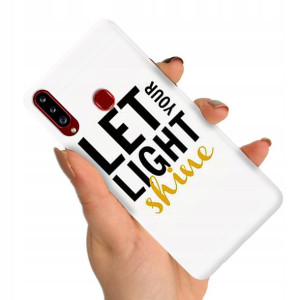 Etui do SAMSUNG A20s Case Modne Top Napisy Wzory