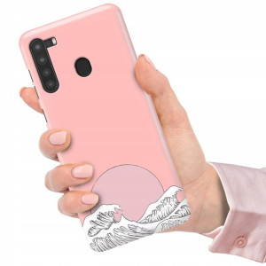 Etui do SAMSUNG A21 Obudowa Flower Kwiaty Wzory