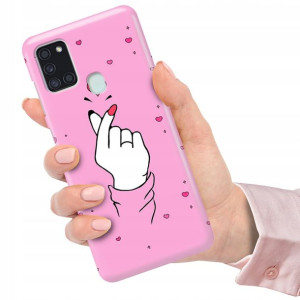 Etui do SAMSUNG A21s Obudowa Flower Kwiaty Wzory