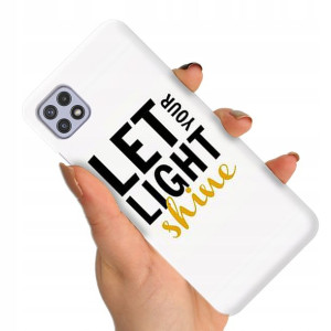 Etui do SAMSUNG A22 5G Case Modne Top Napisy Wzory