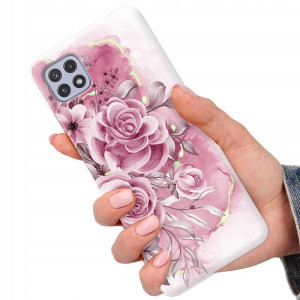 Etui do SAMSUNG A22 5G Kwiatowe Wiosenne Top Wzory