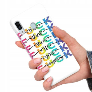Etui do SAMSUNG A30 Case Modne Top Napisy Wzory