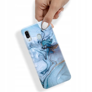 Etui do SAMSUNG A30 Marmurki Obudowa Case Wzory