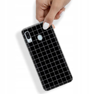 Etui do SAMSUNG A30 Obudowa W Kratkę Kratka Wzory