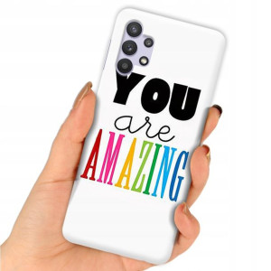 Etui do SAMSUNG A32 Case Modne Top Napisy Wzory
