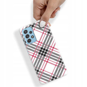 Etui do SAMSUNG A33 5G Case W Kratkę Kratka Wzory
