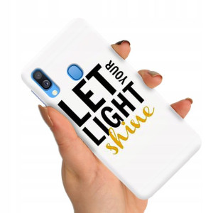 Etui do SAMSUNG A40 Case Modne Top Napisy Wzory