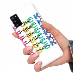 Etui do SAMSUNG A41 Case Modne Top Napisy Wzory
