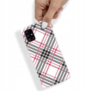 Etui do SAMSUNG A51 5G Case W Kratkę Kratka Wzory