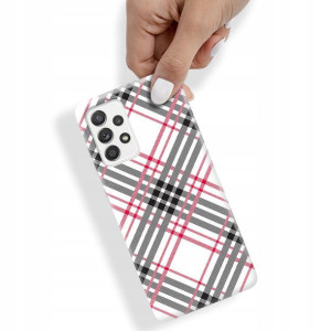 Etui do SAMSUNG A52 5G Case W Kratkę Kratka Wzory