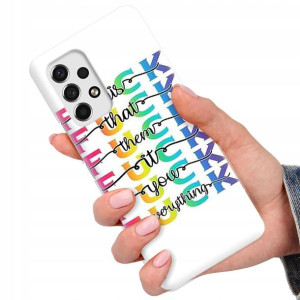 Etui do SAMSUNG A53 5G Case Modne Top Napisy Wzory