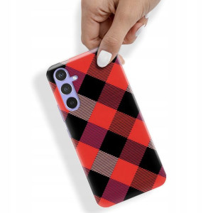 Etui do SAMSUNG A54 5G Case W Kratkę Kratka Wzory