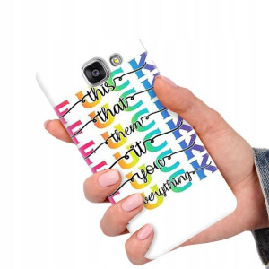 Etui do SAMSUNG A7 2016 Case Modne Napisy Wzory