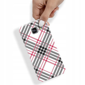 Etui do SAMSUNG A7 2016 Case W Kratkę Kratka Wzory