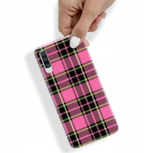 Etui do SAMSUNG A70/ A70S W Kratkę Kratka Wzory