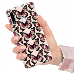 Etui do SAMSUNG A70e Obudowa Flower Kwiaty Wzory
