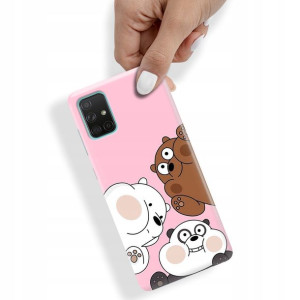 Etui do SAMSUNG A71 Case We Bare BEARS Top Wzory