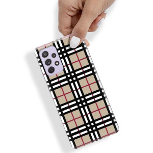 Etui do SAMSUNG A72 5G Case W Kratkę Kratka Wzory