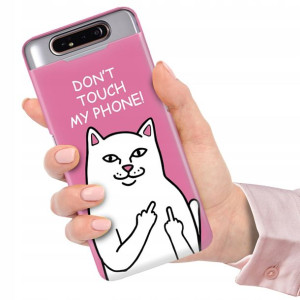 Etui do SAMSUNG A80 Obudowa Flower Kwiaty Wzory