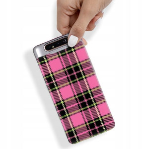 Etui do SAMSUNG A80 Obudowa W Kratkę Kratka Wzory