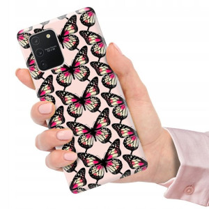 Etui do SAMSUNG A91 Obudowa Flower Kwiaty Wzory