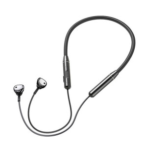 Joyroom bezprzewodowe słuchawki sportowe bluetooth neckband czarny (JR-D6)