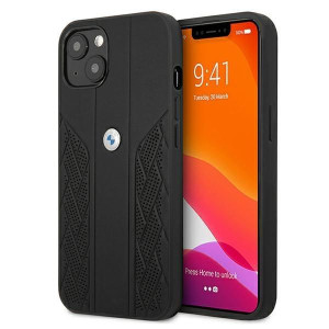 Etui BMW BMHCP13SRSPPK iPhone 13 mini 5,4" czarny/black hardcase Leather Cu
