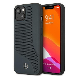Mercedes MEHCP13MCDONA iPhone 13 6,1" granatowy/navy hardcase Leather Perfo