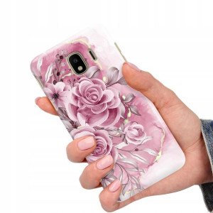 Etui do SAMSUNG J4 2018 Kwiatowe Wiosenne Wzory