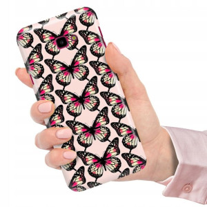 Etui do SAMSUNG J4 PLUS 2018 Flower Kwiaty Wzory