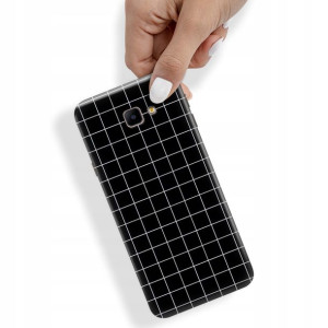 Etui do SAMSUNG J4 PLUS 2018 W Kratkę Kratka Wzory