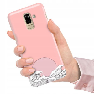 Etui do SAMSUNG J8 2018 Case Flower Kwiaty Wzory