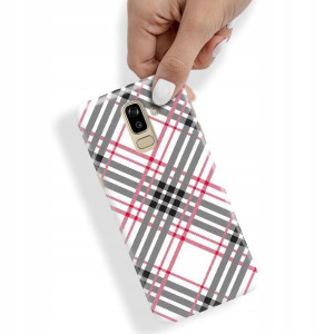 Etui do SAMSUNG J8 2018 Case W Kratkę Kratka Wzory