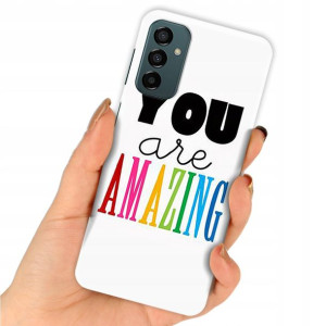 Etui do SAMSUNG M23 5G Case Modne Top Napisy Wzory