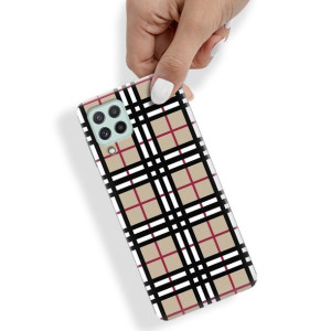 Etui do SAMSUNG M32 4G Case W Kratkę Kratka Wzory
