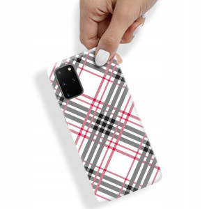 Etui do SAMSUNG S20 PLUS W Kratkę Kratka Top Wzory