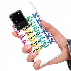 Etui do SAMSUNG S20 ULTRA 5G Modne Napisy Wzory