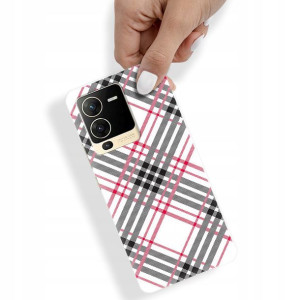 Etui do VIVO S15 5G Obudowa W Kratkę Kratka Wzory