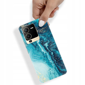 Etui do VIVO S15 Case Kwiatowe Flower Top Wzory
