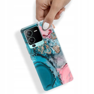 Etui do VIVO S15 PRO 5G Marmurki Marble Top Wzory