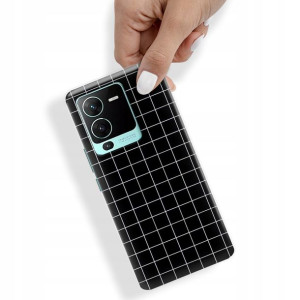 Etui do VIVO S15 PRO Case W Kratkę Kratka Wzory
