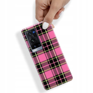 Etui do VIVO X60 PRO PLUS W Kratkę Kratka Wzory