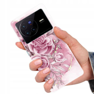Etui do VIVO X80 Case Kwiatowe Wiosenne Top Wzory