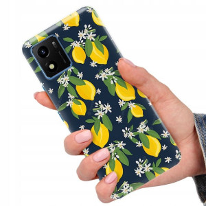 Etui do VIVO Y01 Aesthetic Kwiaty Flower Top Wzory