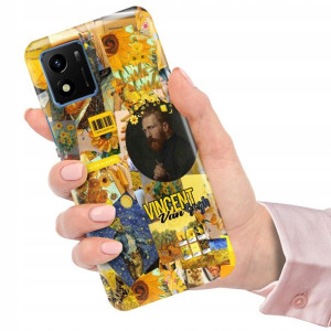 Etui do VIVO Y01 Case Impresja Dali Gogh Top Wzory