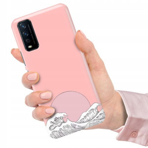 Etui do VIVO Y21s Obudowa Flower Kwiaty Top Wzory
